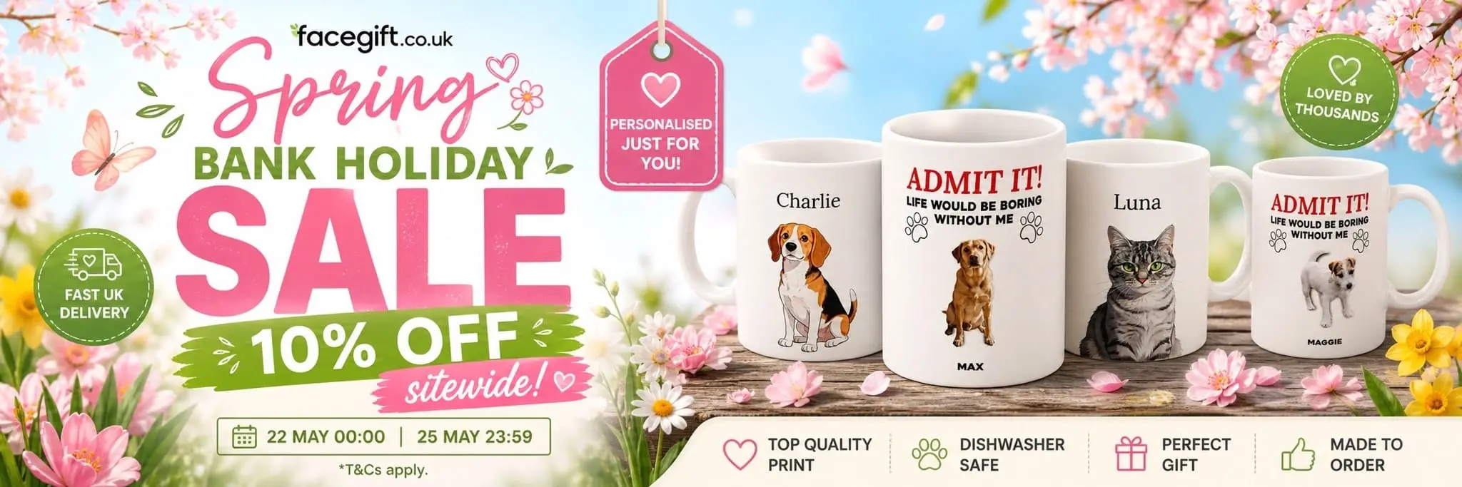 Spring Bank Holiday Sale banner